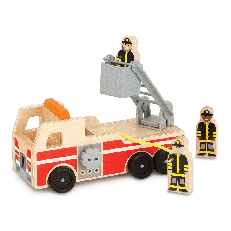 historically inspired wooden toys that teach history Melissa & Doug 19391 Classic Wooden Fire Truck Play Set historically inspired wooden toys that teach history Melissa & Doug 19391 Classic Wooden Fire Truck Play Set