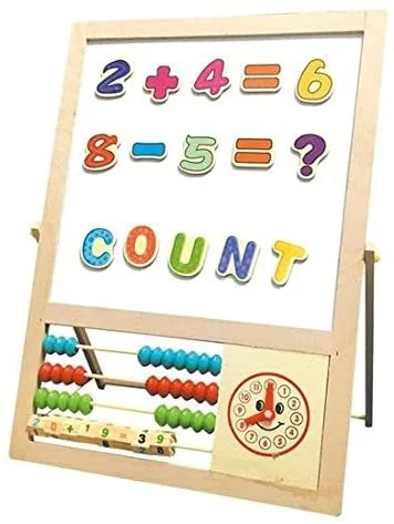 safe wooden toys for babies              Multifunctional magnetic double sided drawing board