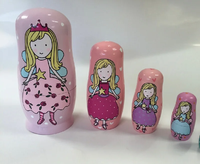 beautifully detailed wooden toys                  Nesting Dolls - Fairys