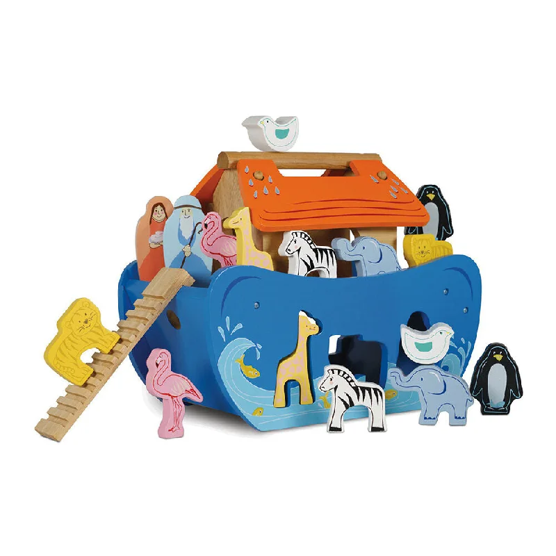 classic wooden toys for kids                Noah Ark Shape sorter Le Toy Van