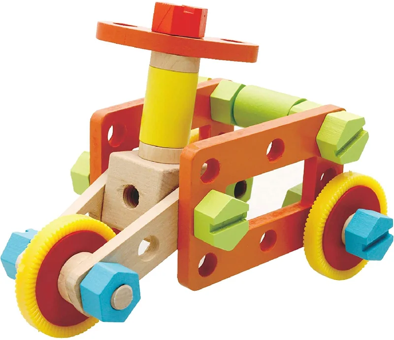 age-appropriate wooden toys                   Nut Assembly Educational Wooden Toy