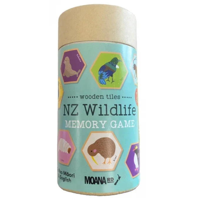 intricately carved wooden toys                   NZ Wildlife Memory Game