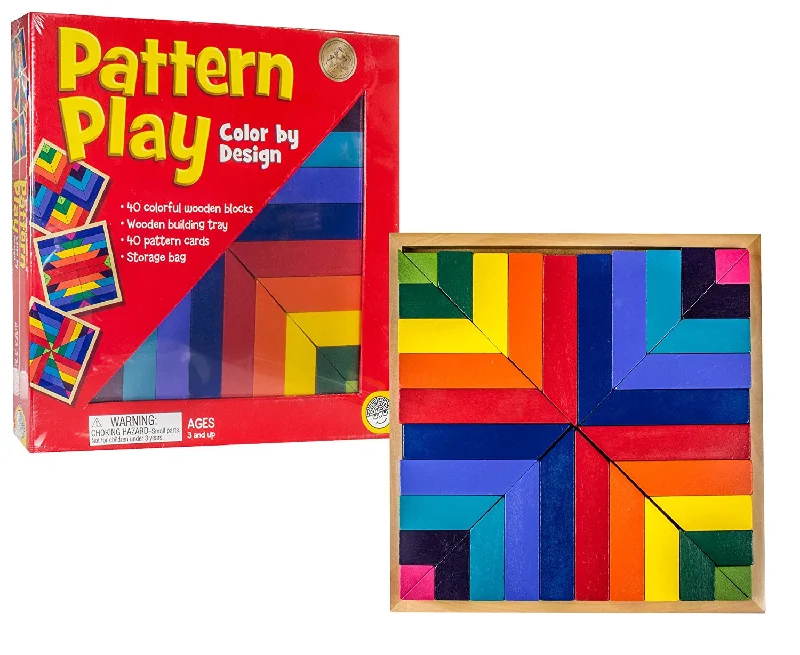 sturdy and long-lasting wooden toys for active play                   Pattern Play