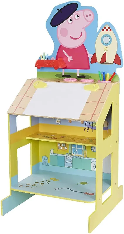 robust and durable wooden toys that are built to last                   Peppa Pig Play and Draw Wooden Art Easel