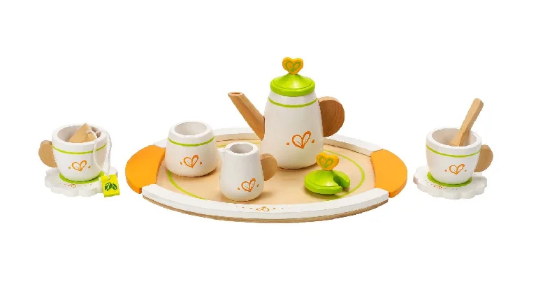 safe and durable wooden toys                   Tea For Two Wooden - Hape