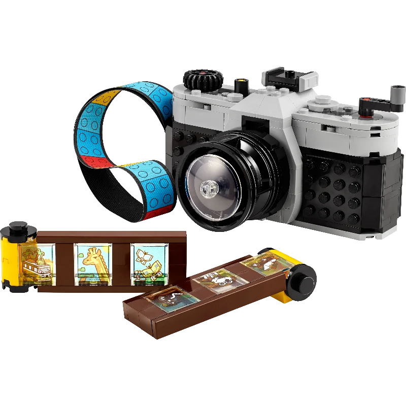 Iconic and recognizable LEGO charactersRetro Camera