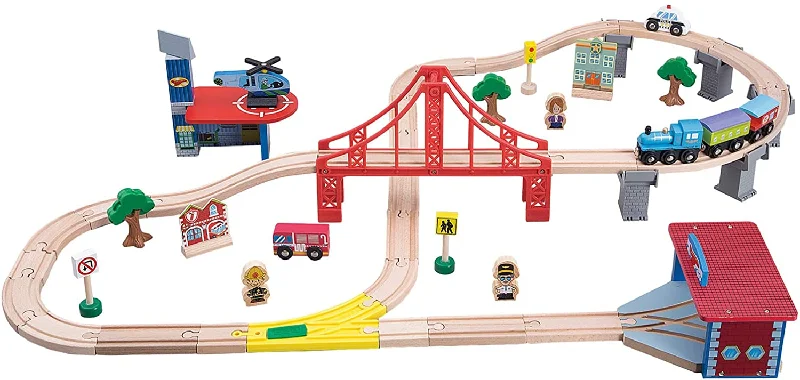 enchanted wooden toys                   Scence wooden train track