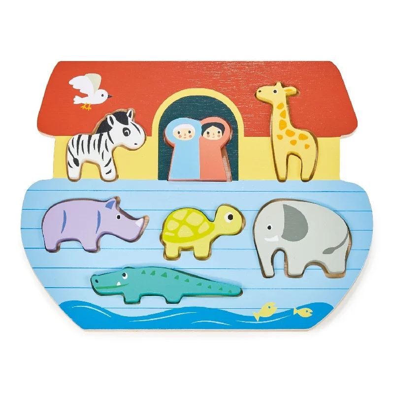 robust and durable wooden toys that are built to last                   Shape Sorting Ark Tray