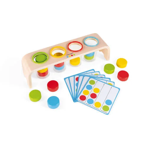 charming wooden toys                   Sorting Colours Game Janod