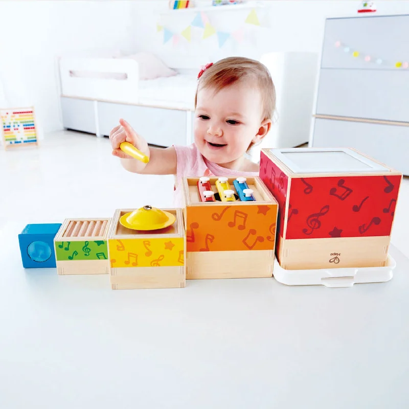 charming wooden toys                   Stacking music set Hape
