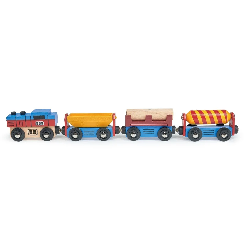 sustainably sourced wooden toys                   The Cargo Train