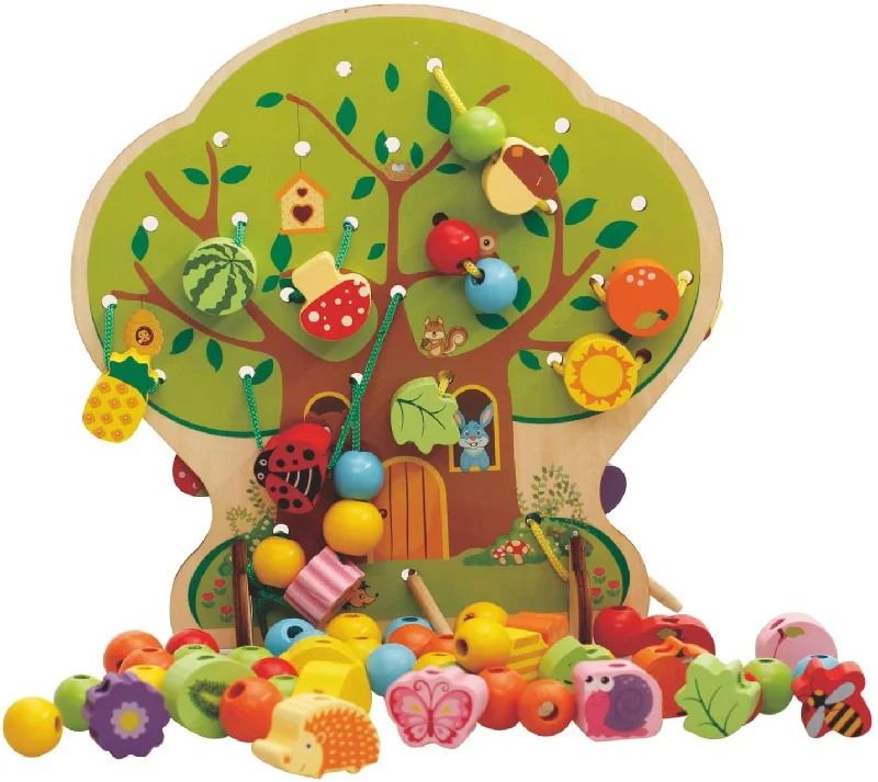 safe and appropriate wooden toys for young children                   Tree Bead