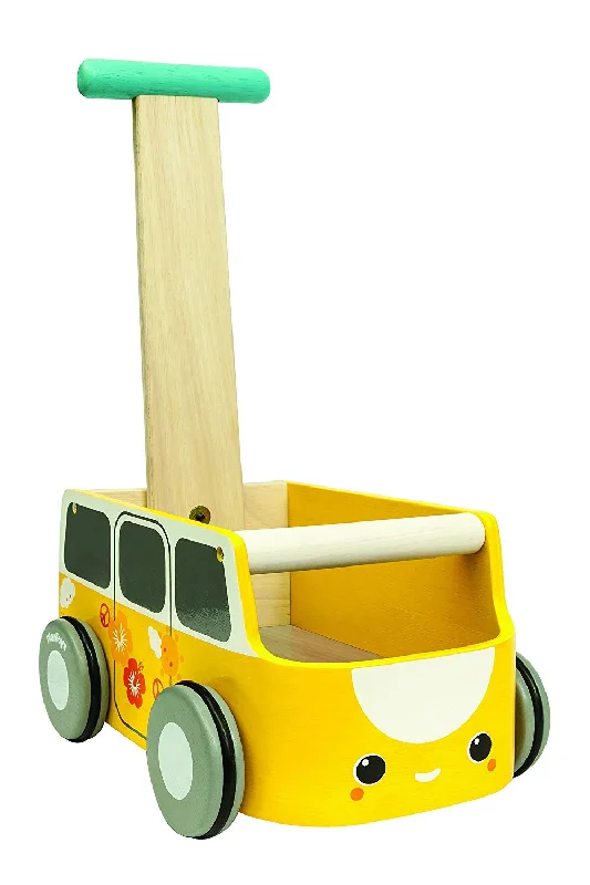 sturdy and reliable wooden toys that provide hours of fun Van Walker - Plan Toys Yellow sturdy and reliable wooden toys that provide hours of fun Van Walker - Plan Toys Yellow
