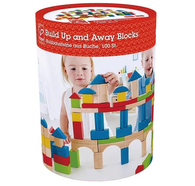 timeless classic wooden toys                   100 Wooden Building Block Set Hape