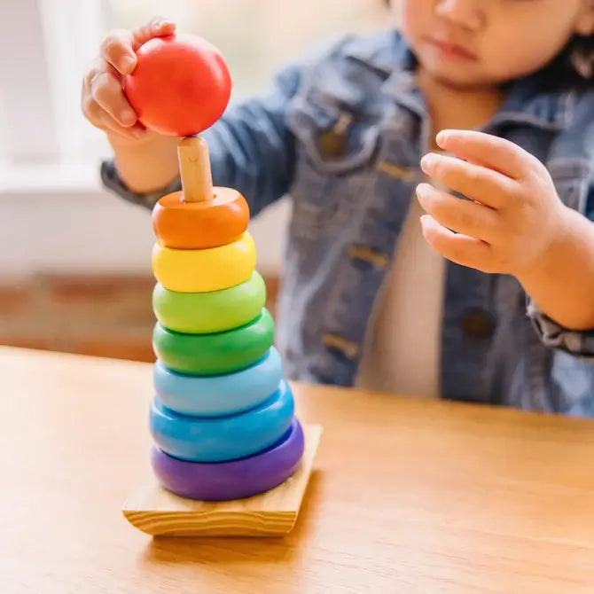 robust and durable wooden toys that are built to last Rainbow Stacker Melissa and Doug robust and durable wooden toys that are built to last Rainbow Stacker Melissa and Doug