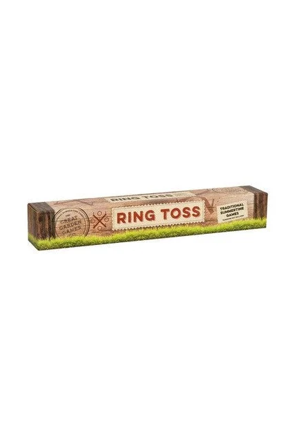 eco-friendly and sustainably made wooden toys                   Wooden Ring Toss quoits Set