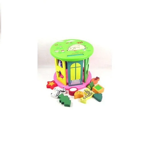 skillfully made wooden toys               Wooden Shape sorter Animals