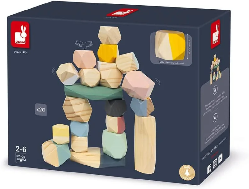 sturdy and reliable wooden toys that provide hours of fun                   Wooden stacking Stone