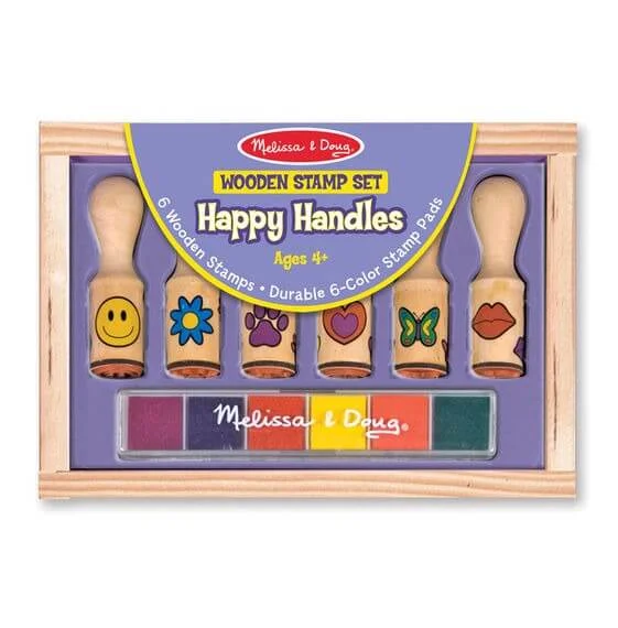 enchanting wooden toys that bring joy and happiness to children Wooden Stamp Set - Happy Handles enchanting wooden toys that bring joy and happiness to children Wooden Stamp Set - Happy Handles
