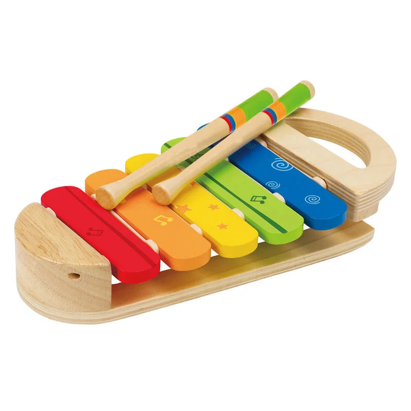 robust and child-safe wooden toys for all ages                   Xylophone Hape wooden Rainbow