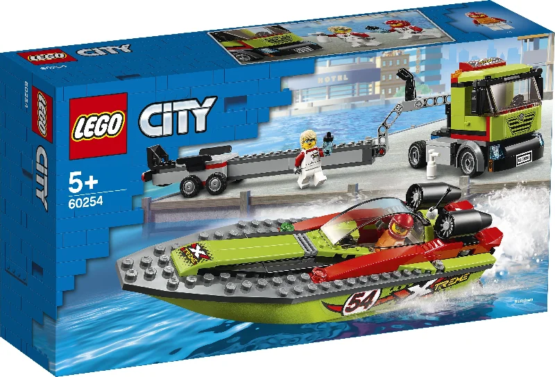 Timeless and classic LEGO toysLEGO 60254 City Race Boat Transporter