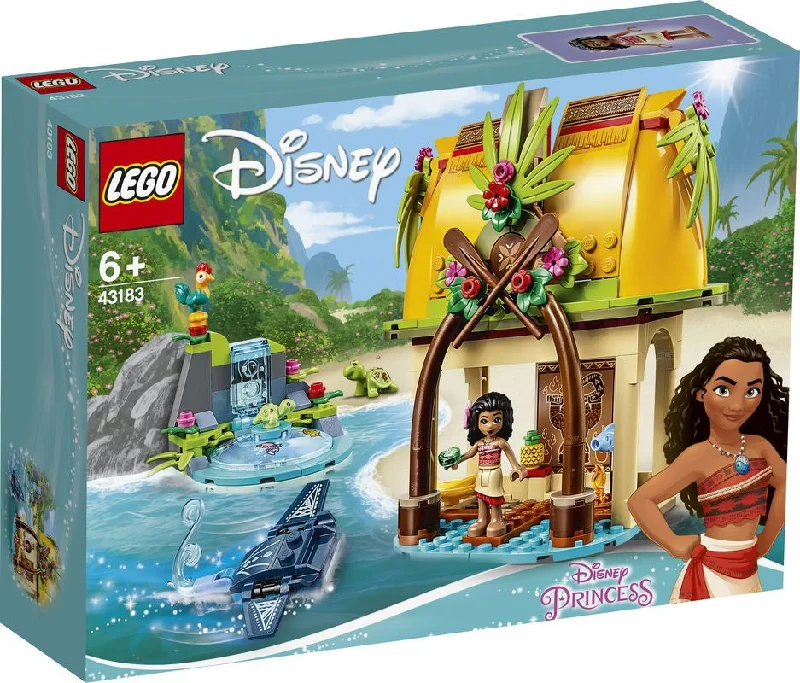 Stress-relieving LEGO buildingLEGO 43183 Disney Princess Moana's Island Home