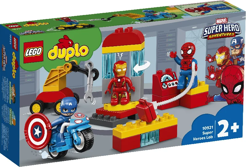 Seamlessly fitting LEGO connectionsLEGO 10921 LEGO Duplo Super Heroes Lab