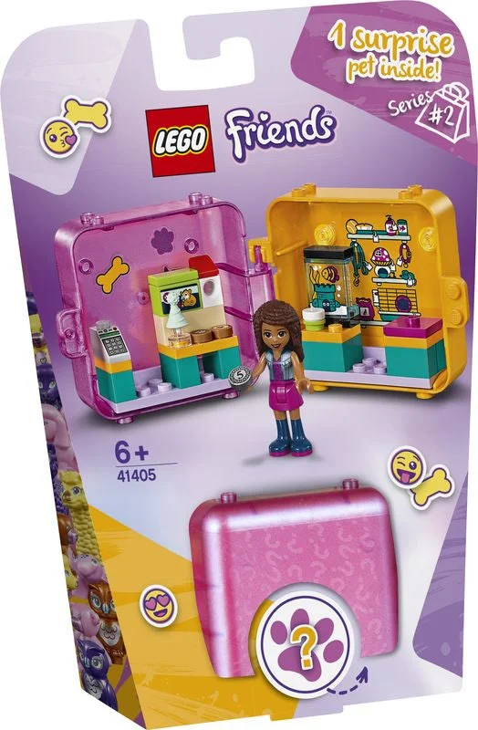 Promoting fine art skills LEGO modelsLEGO 41405 Friends Andrea's Shopping Play Cube