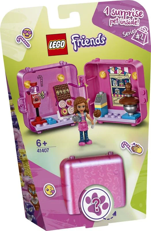 Precisely scaled LEGO miniaturesLEGO 41407 Friends Olivia's Shopping Play Cube