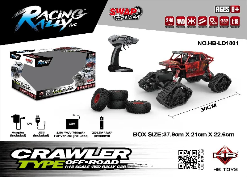 Playful toys 1:18 2.4G R/C  Snowmobile  W/3 Pin Charger,  3Asst, W.Box
