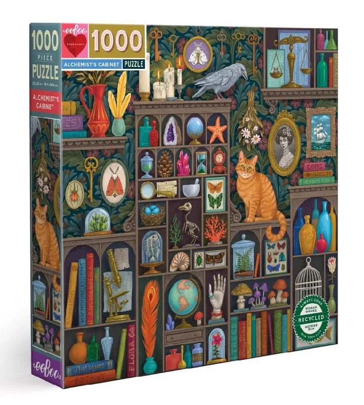 Engaging puzzles1000 Pc Puzzle – Alchemists Cabinet