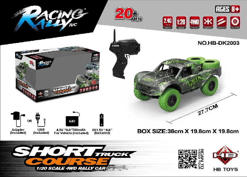 Fun toy cars2.4G  1:20  Rc Car, W/ 3Pin Charger , W.Bx