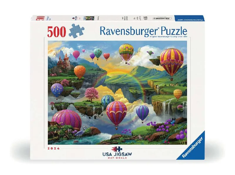Entertaining games Air Balloon Valley 500 Piece Puzzle