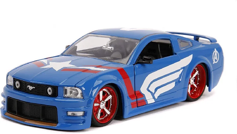 Playful toys Avengers Captain America with Car