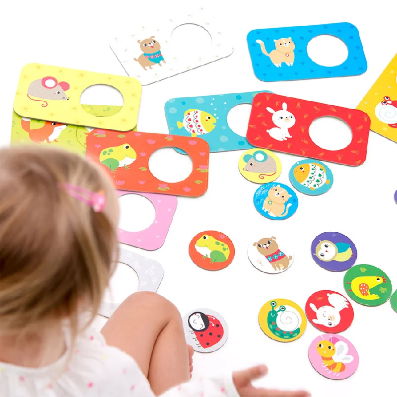 Multi-level puzzles Banana Panda Match the Buddies Puzzles