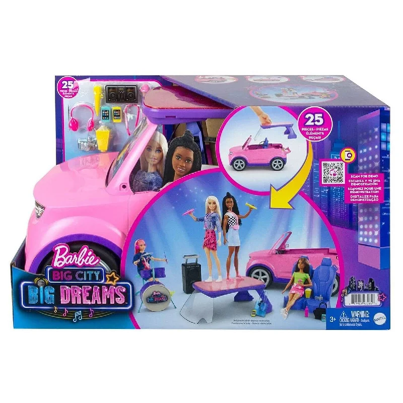 Durable toysBarbie: Big City Big Dreams Transforming Vehicle