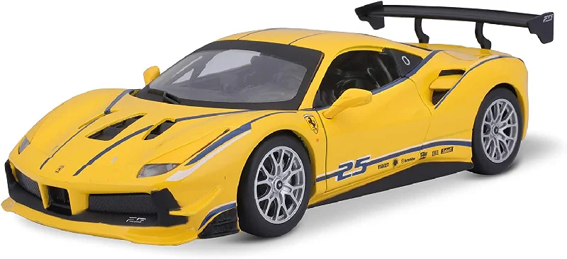 High-quality materials toys Bburago 1:24 Ferrari R & P W/O Stand Ferrari 488 Gtb - Yellow High-quality materials toys Bburago 1:24 Ferrari R & P W/O Stand Ferrari 488 Gtb - Yellow