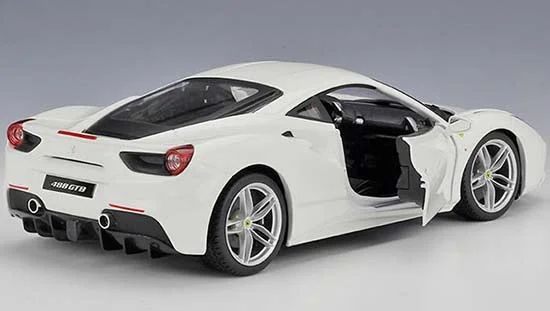 Durable toysBburago 1:18 Ferrari R & P Ferrari 488 Gtb - White