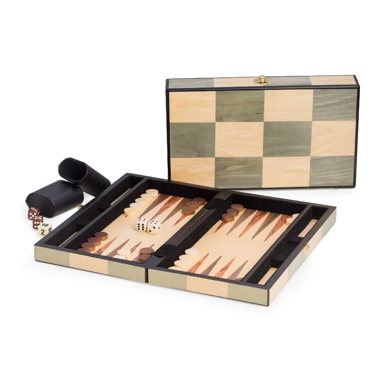 Casual games Birch & Olive Wood Backgammon Set