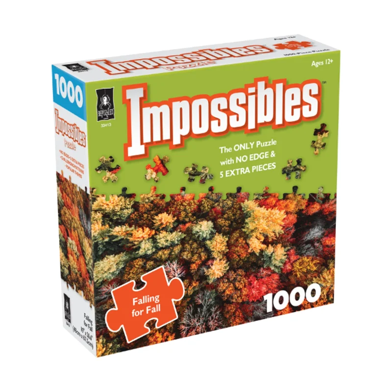 Logical puzzles Falling For Fall 1000 Piece Impossible Puzzle