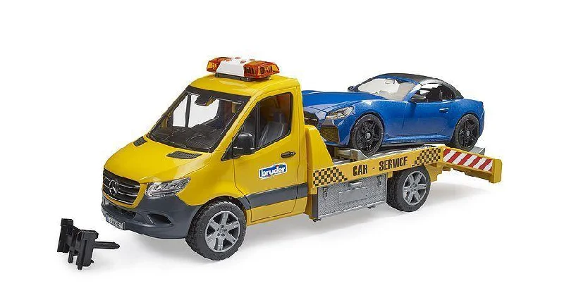 Enthusiastic toysBRUDER MB Sprinter Car Transporter with Roadster
