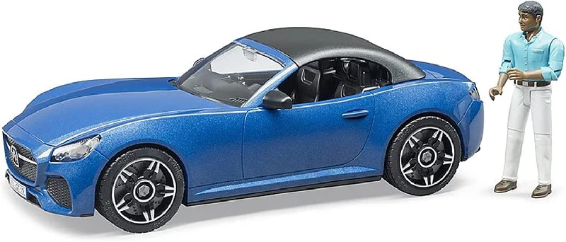 High-quality materials toys BRUDER Roadster Sports Car with Driver