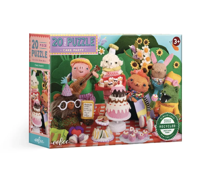 Multi-level puzzles Cake Party 20 Piece Puzzle