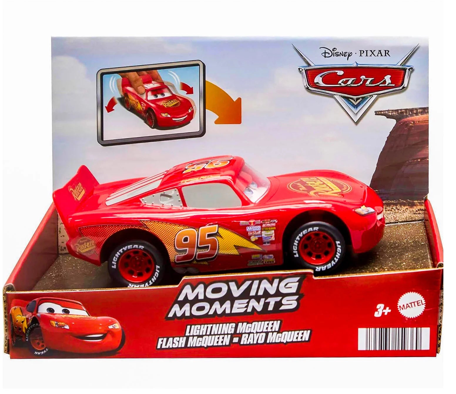 High-quality materials toys CARS Moving Moments Lightning McQueen Racing Car
