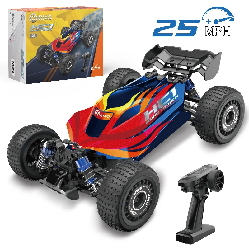 Fun toy carsContixo HC1 Road Rager RC Remote Control High Speed Race Car - 1:16 Scale