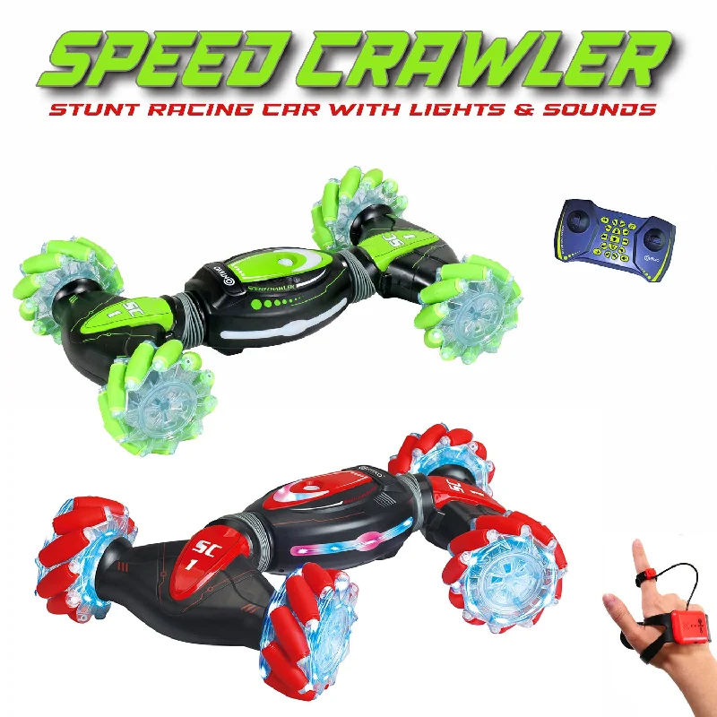 High-quality toy cars Contixo SC1 All Terrain Speed Crawler RC Stunt Car
