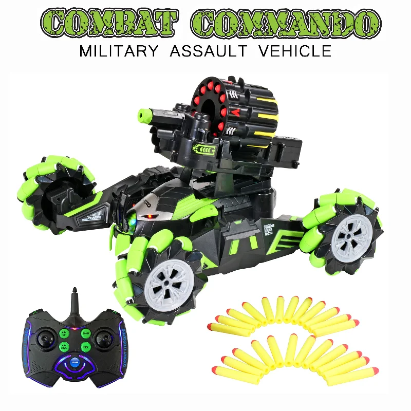 Fun toy carsContixo SC2 Remote Control RC Military Assault Vehicle
