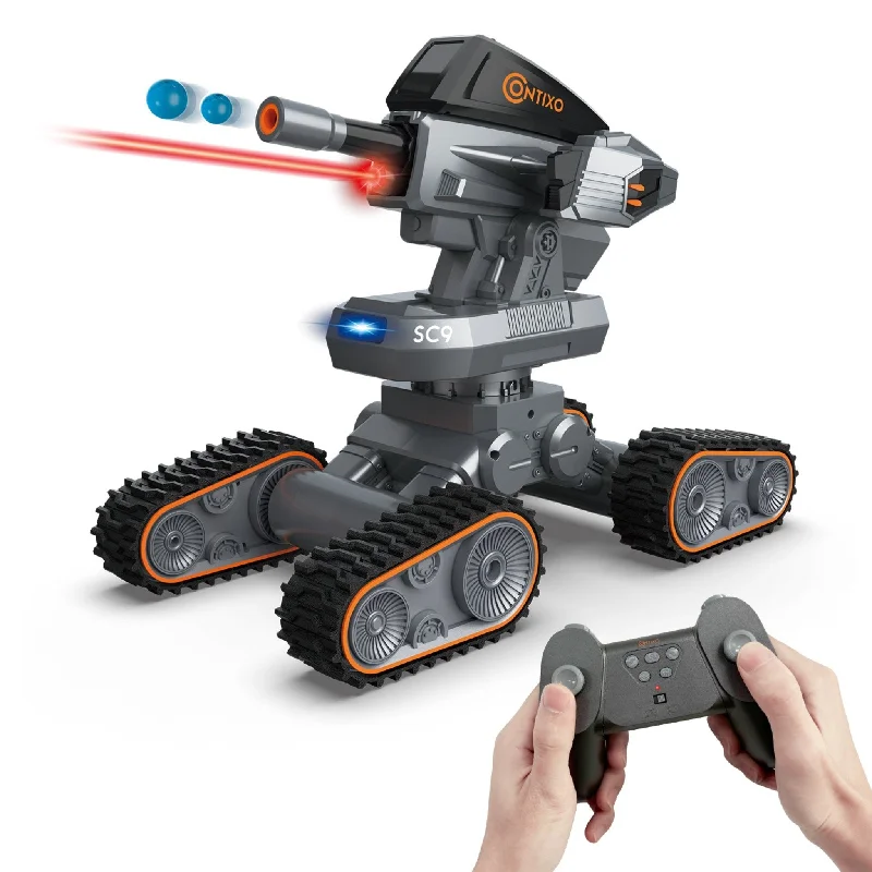 Playful toys Contixo SC9 Remote Control Commander Gel Blaster Tank
