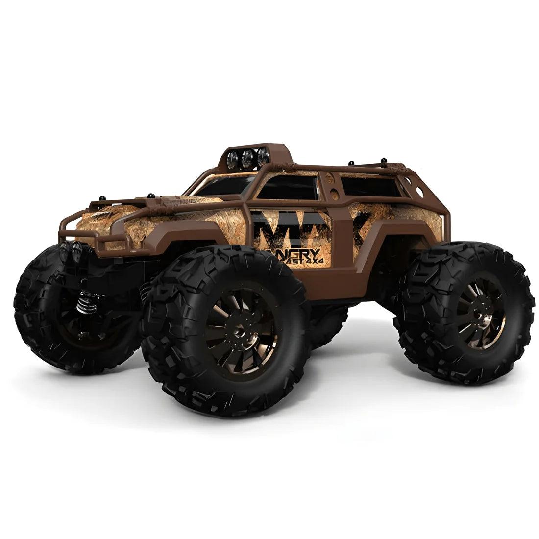 Durable toysMAX Angry Beast 4WD Remote Control Rally Monster Truck