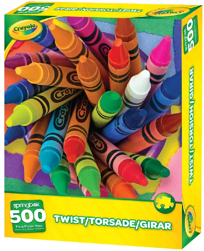 Multi-level puzzles Crayola Twist 500 Piece Puzzle